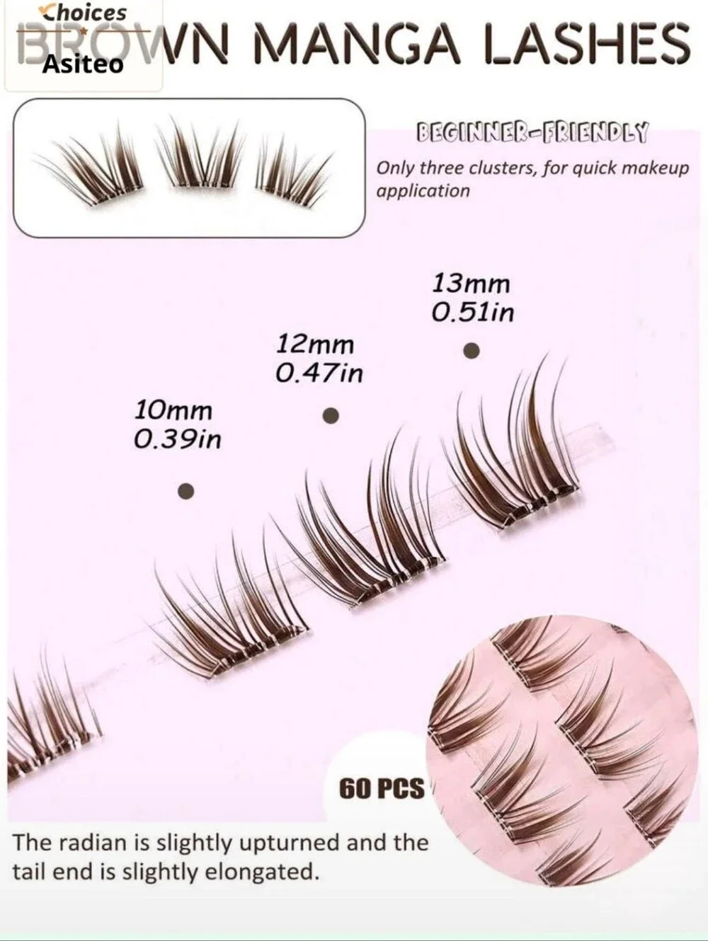 Brown Glue Free Series Eye Lashes